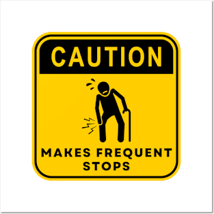 Caution Makes Frequent Stops 02 Posters and Art